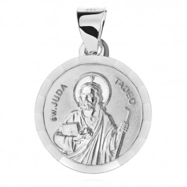 Srebrny medalik Święty Tadeusz Juda 925